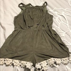 green romper